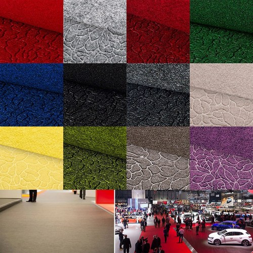 나이스그린 국산 엠보 파이론텍스 파인텍스 레드카펫 전시회 행사장 박람회 입학식 졸업식 부직포 바닥재, 02.회색, 1개