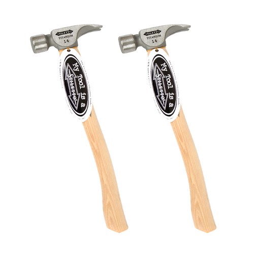 스틸레토 티타늄 전문가 망치 10온스 14온스, 2개