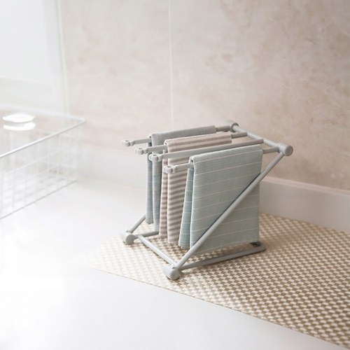 행주건조대 접이식 컵 병건조, 핑크