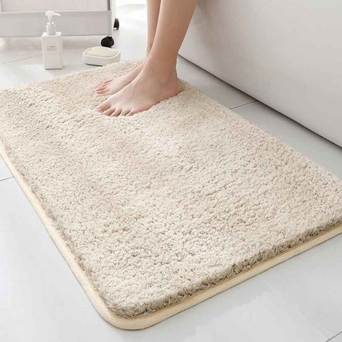 소브홀릭 빨아쓰는 미끄럼방지 욕실 발매트, 베이지