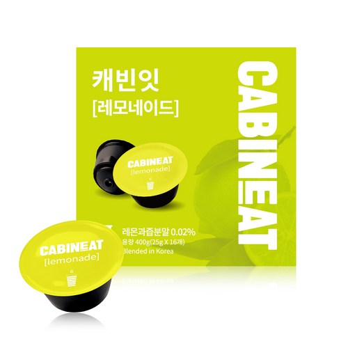 캐빈잇 레몬에이드 돌체구스토 호환 캡슐 음료 티, 25g x 16개입, 16개입, 25g, 1세트