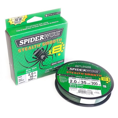 스파이더와이어 스무드8 국방 300m 8합사 합사줄, 1개