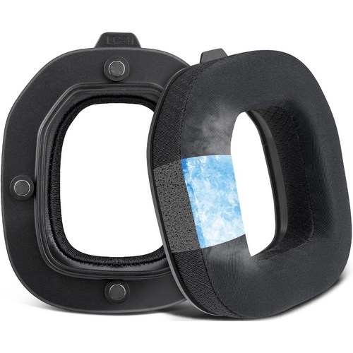 SOULWIT 교체용 이어패드-호환 모델 아스트로 Astro A40 TR 헤드셋 소음 차단 폼 포함된 쿠션 1쌍, Cooling Gel, Black, 1개