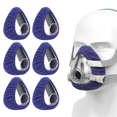 메디힐러 CPAP ResMed AirFit AirTouch F20 적용 가능 양압기 마스크 쿠션 커버 베이지 6개입-Medium, 1세트