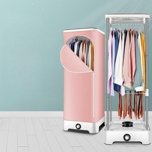 원룸건조기 살균 소형 자취 무설치 가성비 저가형 스타일러, 핑크 더블 레이어