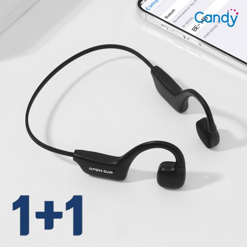 [2개구성 / 당일발송] 캔디 골전도 무선 블루투스 이어폰 BE-14B 운동 조깅 등산 초경량 생활 방수 골전도식 오픈형 이어폰