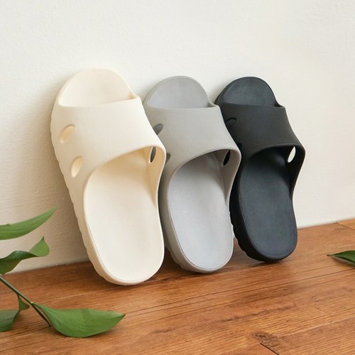 1+1 발편한 국내생산 미끄럼방지 욕실 슬리퍼 3color, 쿠셔닝욕실화-남성용(L) 아이보리, 남성용(L) 그레이