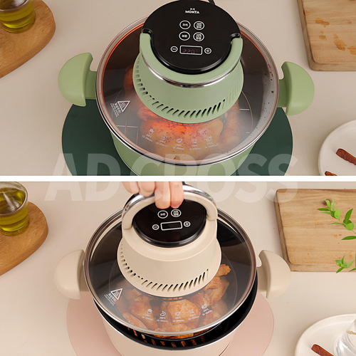 [인포벨]TV홈쇼핑정품 애드크로스 MONTA 독일 몬타 에어광파 요리왕 광파오븐 멀티 다용도 초대형, Khaki, K-03