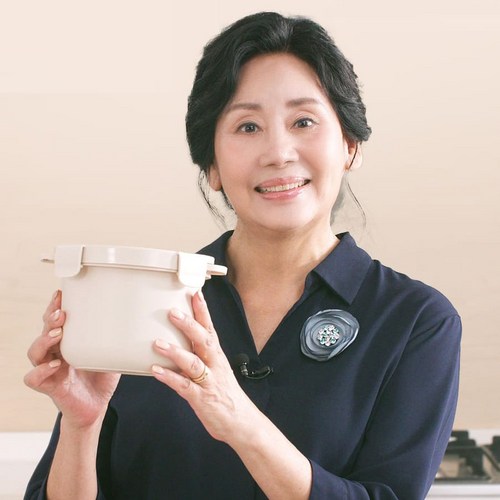 BNS 칼로라이트 당내리밥솥 저당밥, 1세트, 크림색