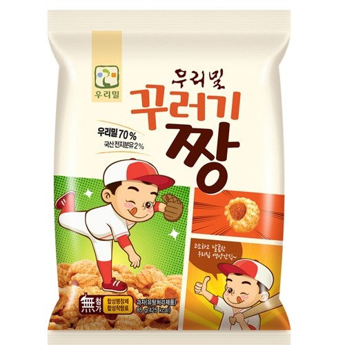 꾸러기짱 짱구과자 아이 간식 과자 85g, 10개