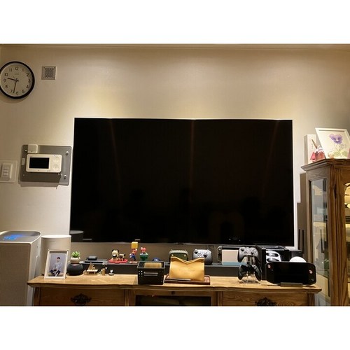 삼성전자 4K UHD QLED 스마트 TV, 189cm(75인치), KQ75QD67AFXKR, 벽걸이형, 방문설치