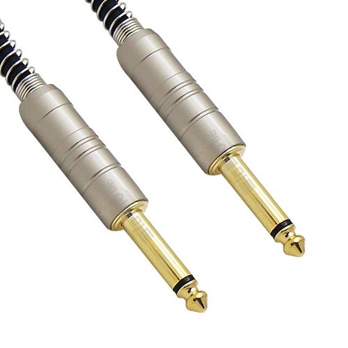 케이블마트 HA15 모노5.5(6.3) 숫-숫 기타 키보드 드럼 피아노 악기 반주기 연결선 앰프 믹서 오디오 스피커 TS 케이블, 5m, 1개