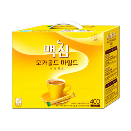동서식품 맥심 모카골드 마일드 커피믹스 스틱 400개입, 12g, 1개