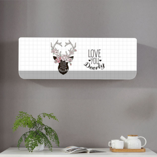 [레나샵] 벽걸이 에어컨커버, A-16사슴뿔