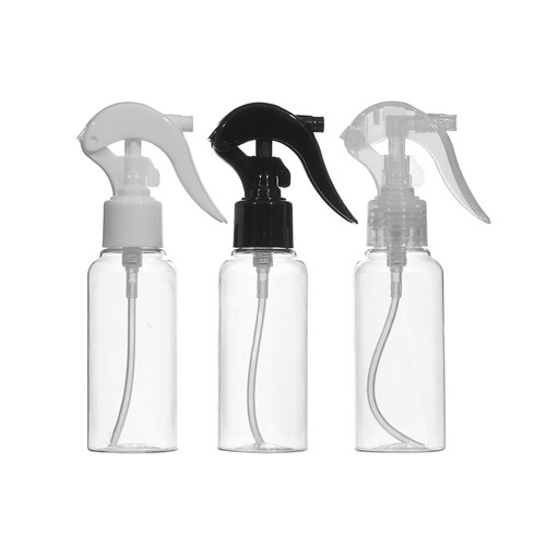 허브스프레이 미니건스프레이 100ml~500ml 플라스틱용기, 10개, 100m투명 검정캡