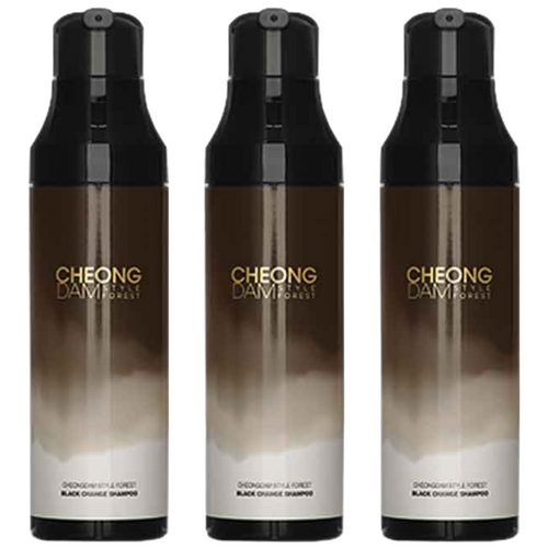 청담스타일 포레스트 블랙체인지 샴푸 200ml 자연갈색, 3개