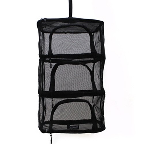 [캠핑] 4단매쉬식기건조망, 블랙, 1개