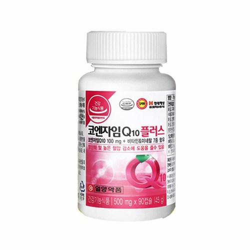 일양약품 코엔자임큐텐 3개월 코큐텐 영양제, 2통 - 혈압 영양제 추천