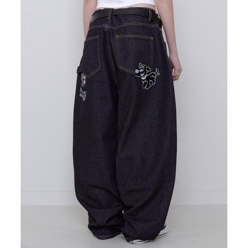 RETRIEVER CLUB TOMBOY DOG RAW DENIM [RAW INDIGO]