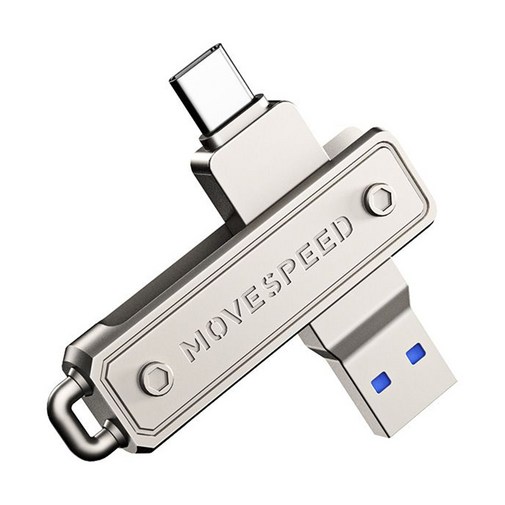 MOVESPEED YSULJ 150MBs USB 3.2 Gen 1 C타입 듀얼 인터페이스 플래시 드라이브, 1개, 128GB