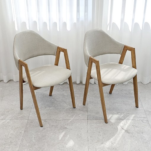 비에프컴퍼니 비올렛 수인 패브릭 스타일 의자 2p