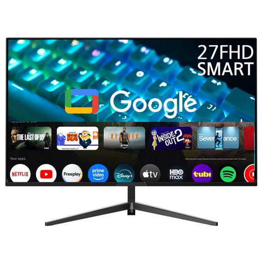 프리토스 68.6cm 27인치 FHD 스마트 모니터 안드로이드 블랙 화이트, 27인치 스마트모니터블랙, 68.6cm