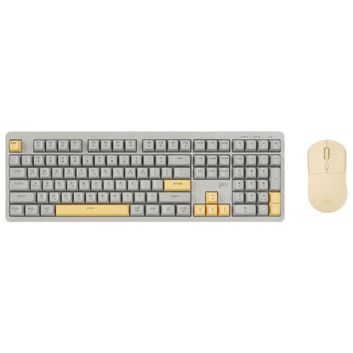 지클릭커 풀윤활 멤브레인 무선 블루투스 무소음 키보드 마우스 세트