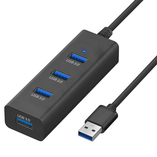 홈플래닛 USB 3.0 4포트 멀티 허브로 편리한 데이터 전송과 연결 경험을 제공합니다