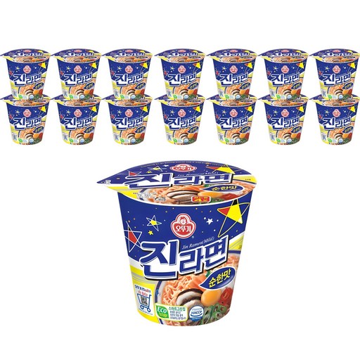 오뚜기 진라면 순한맛 컵 65g