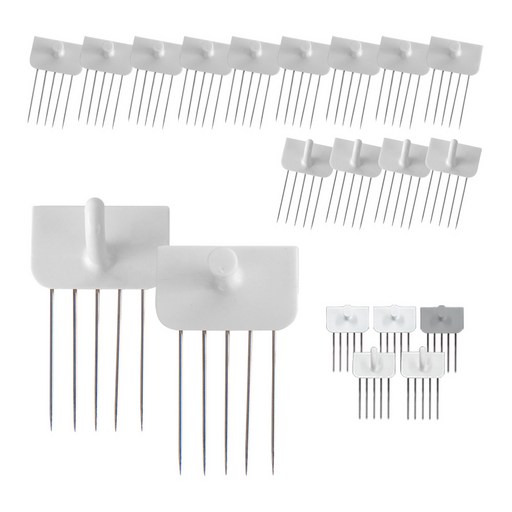 꼭꼬핀 일자형 10개 + U자형 5개 + 랜덤 5개 세트