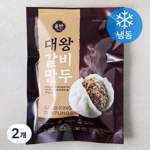 올반 갈비 대왕 만두 (냉동)