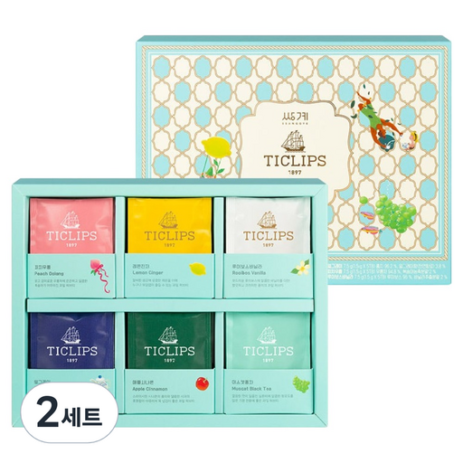 쌍계명차 티클립스 쁘띠 6종 x 5개입 세트