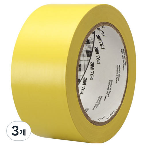 3M 바닥 라인 764 테이프 노랑 50.8mm x 32.9m