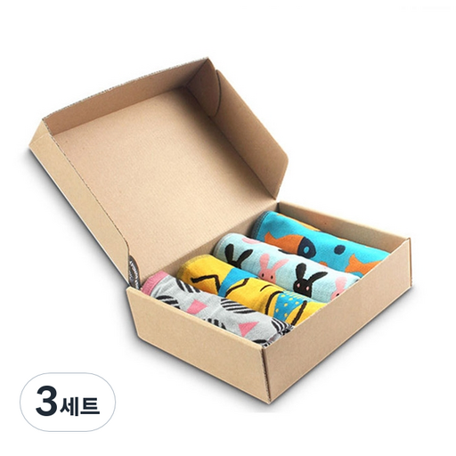 퓨어썬데이 북유럽풍 일러스트 주방타올 선물세트