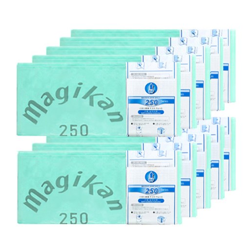 MAGIKAN 250 綠色 Logo 補充尿布垃圾袋, 10個