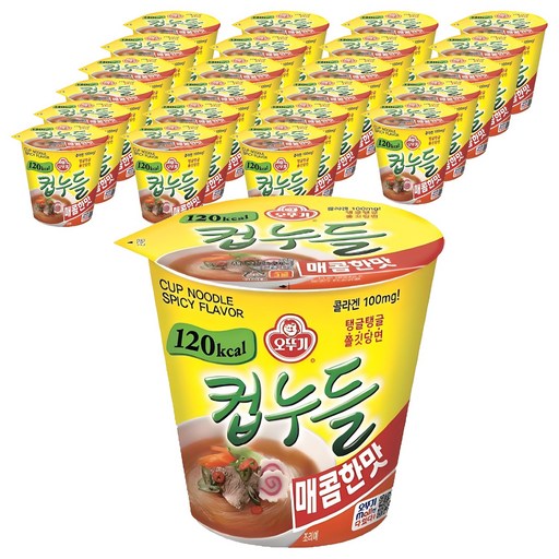 오뚜기 컵누들 매콤한맛 37.8g