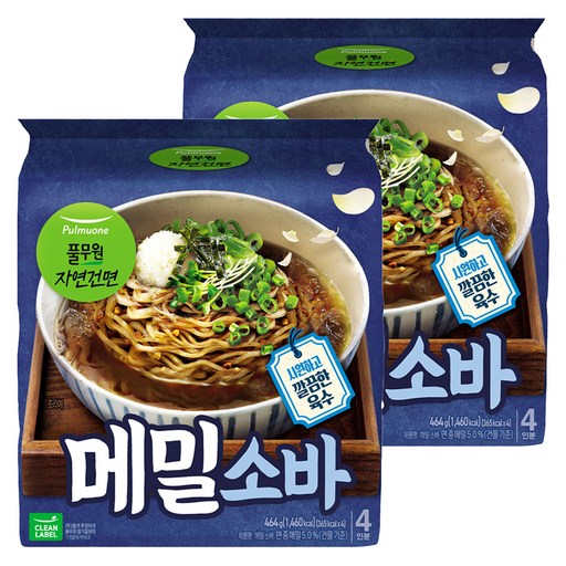 풀무원 자연건면 메밀소바