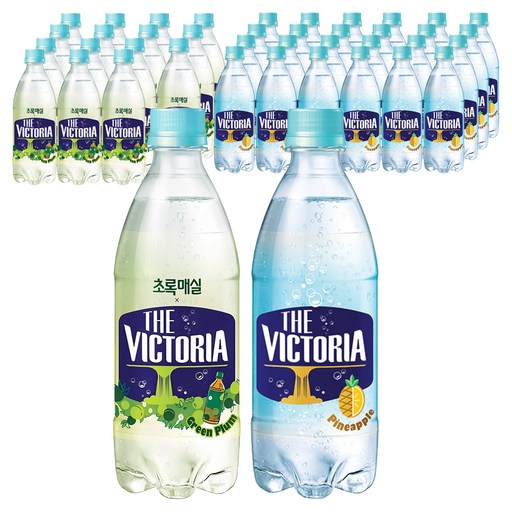 웅진빅토리아 더 빅토리아 초록매실 500ml 20p + 파인애플 500ml 60p
