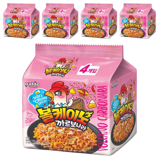 팔도 볼케이노 까르보나라 볶음면 130g