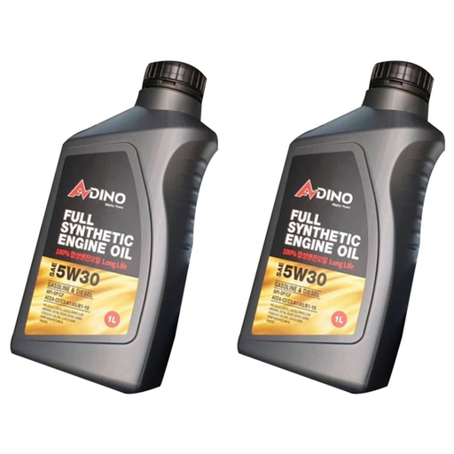 아디노 벨퍼포먼스 고성능 롱라이프 합성엔진오일, 2개, 5w30, 1L