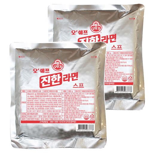오뚜기 오쉐프 진한라면 스프