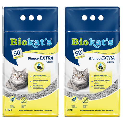 바이오캣츠 고양이 Bianco Extra 카본 벤토나이트 화이트
