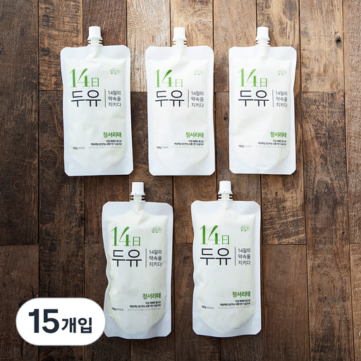 잔다리 14일 청서리태 두유 180g