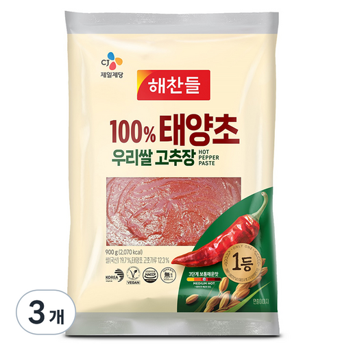 100% 태양초 우리쌀 고추장