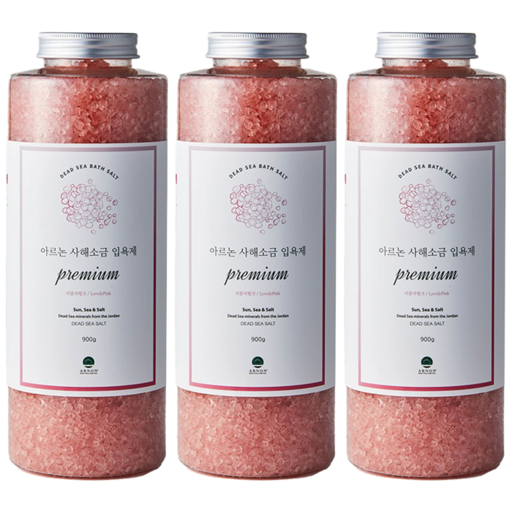 아르논 사해소금 프리미엄 입욕제 러블리핑크 꽃향