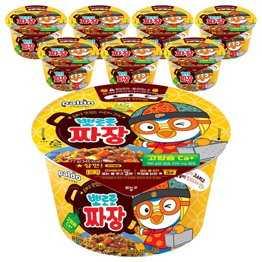 팔도 뽀로로 짜장라면 77g