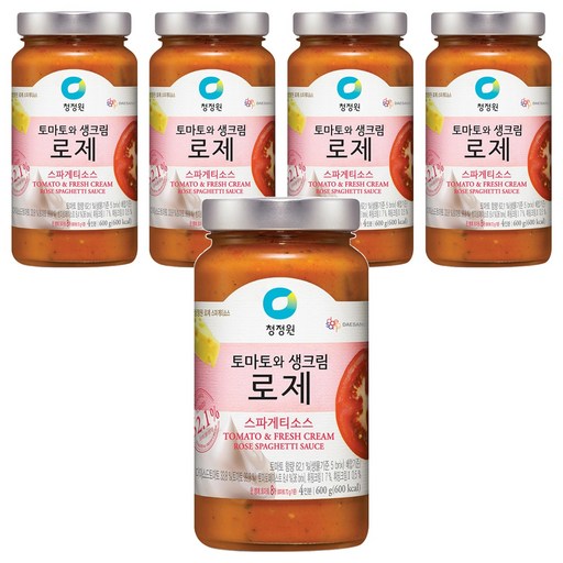 청정원 토마토와생크림 로제 스파게티소스