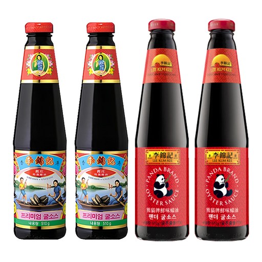 이금기 프리미엄 굴소스 510g 2p + 팬더 굴소스 510g 2p