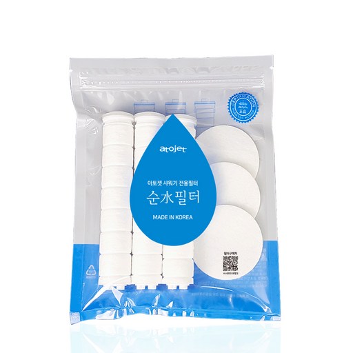 아토젯 순수필터 바디 3p 헤드필터 3p 1개 화이트