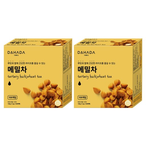 다하다 메밀차